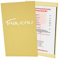 Bonded Leather Single Panel Pocket Menu Cover (8 1/2"x14")